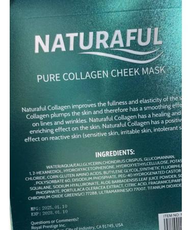 KAMIX Collagen mask for the face soluble patches for cheeks - Buy Online on GoSupps.com