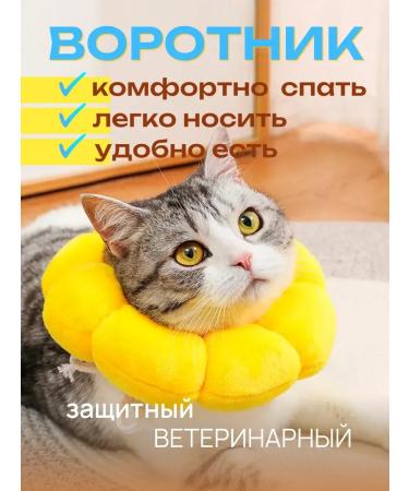 Veterinary collar for cats and dogs "Flower"