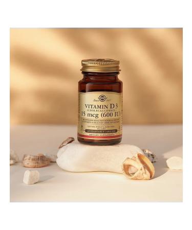 SOLGAR Vitamin D3 600 Capsula - Buy Online on GoSupps.com