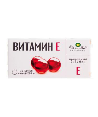 Vitamin E (Tocopherola Acetate) Mirrolla capsule weighing 270 mg ...