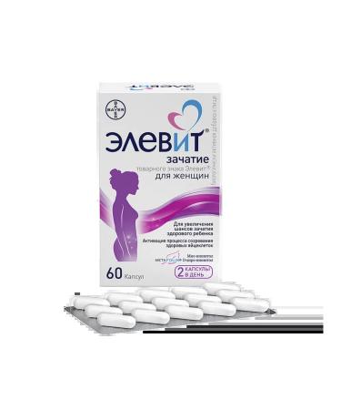 Elevit conception of a capsule weighing 605 mg 60 pcs