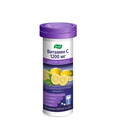 Vitamin C Evalar 1200 mg pillpy pill weighing 3 8 g 10 pcs
