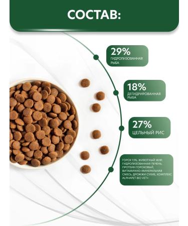 AlphaPet Vet Diet dry complete dietary food for adult cats with food allergies and intolerances 1.5 kg - Buy Online on GoSupps.com