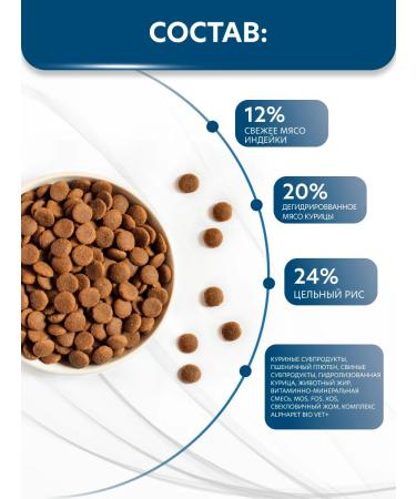 AlphaPet Dry complete dietary food Vet Diet for adult cats is recommended for acute digestive disorders during the rehabilitation period and for exhaustion 1.5 kg - Buy Online on GoSupps.com