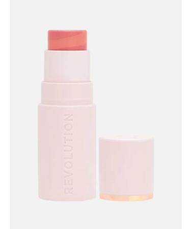 Revolution Face blush in the stick tone reachy pink - Buy Online on GoSupps.com