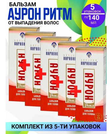 Karaev's Balsam Auron rhythm balm from hair loss 5 packages of 140 ml - Buy Online on GoSupps.com