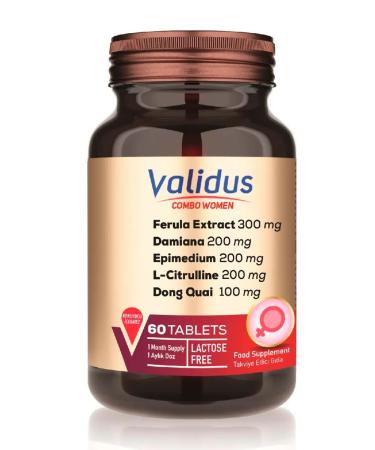 Validus Ferula + Damiana + Epimedium Women's Health 60 tablets