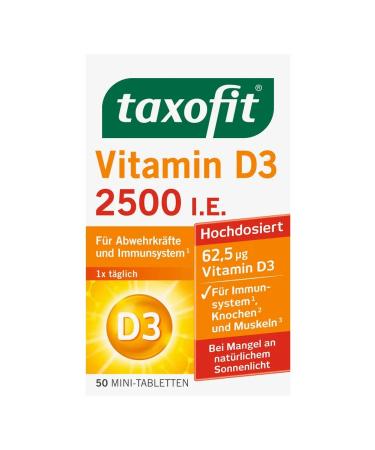 Taxofit Vitamin D3 2500 50 pcs 7.7 g