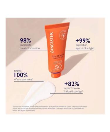 LANCASTER Sunny cream SPF 50 - Buy Online on GoSupps.com