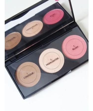 Golden Rose Make Up face contouring palette with highlighter and blush - Buy Online on GoSupps.com
