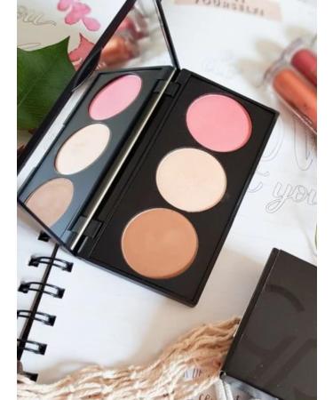 Golden Rose Make Up face contouring palette with highlighter and blush - Buy Online on GoSupps.com