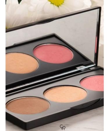 Golden Rose Make Up face contouring palette with highlighter and blush - Buy Online on GoSupps.com