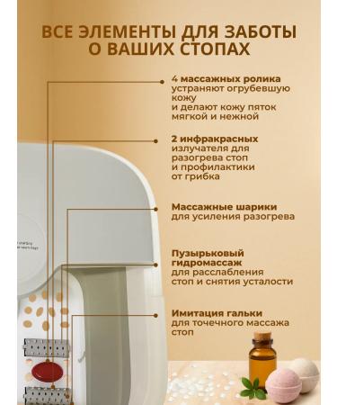 Hydomassage foot bath Folding with heating - Buy Online on GoSupps.com