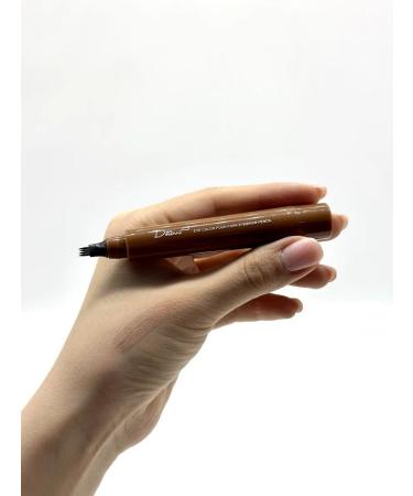 kosmosKS Eyebrow pencil marker tone 3 light brown felt-tip pen - Buy Online on GoSupps.com
