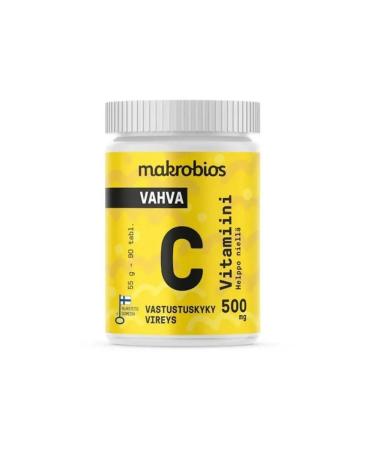 Makrobios Vitamin C 500 mg 90 Tab (Finland)
