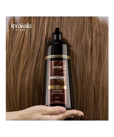 HaidyePlus Shampoo hair dye tinted from gray hair cashtan - Buy Online on GoSupps.com