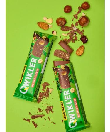 ChocolatbarTech Qwikler Batons without sugar "Chocolate Plin" 12pcs - Buy Online on GoSupps.com