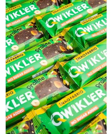 ChocolatbarTech Qwikler Batons without sugar "Chocolate Plin" 12pcs - Buy Online on GoSupps.com