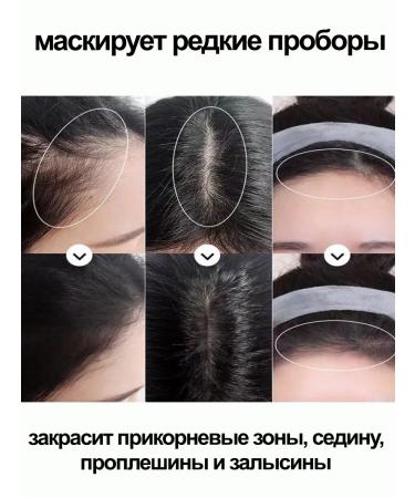 Powder for painting hair and eyebrows masking gray hair 02 - Buy Online on GoSupps.com