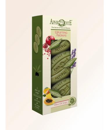 Aphrodite Soap natural olive grenade lavender mango 85g x 3