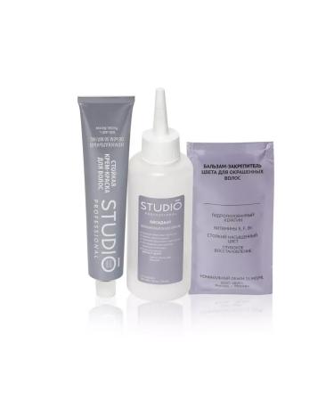 Studio Professional Hair Cream 3D HOLOGRAPHY tone 1.0 black - Buy Online on GoSupps.com