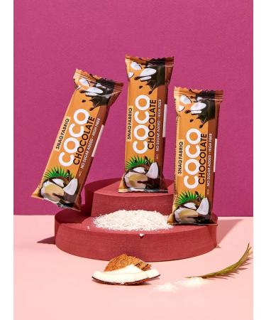 ChocolatbarTech Sugar chocolate bars Coco Batonchik 12pcs x 40g - Buy Online on GoSupps.com
