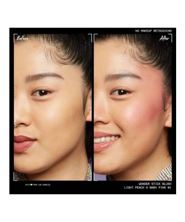 NYX Professional Makeup Blush Nyx Wonder Stick Light Peach & Baby Pink 01 - Buy Online on GoSupps.com