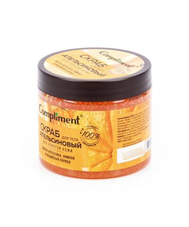Compliment Body scrub orange for elastic skin 400 ml 2 pcs - Buy Online on GoSupps.com