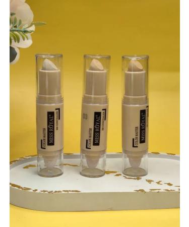 Proofreaders Facial concealer in a stick with a sponge in a row 3