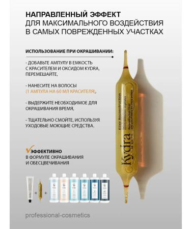 kydra Set Botanique Painage without ammonia 6 1. 2pcs*60ml+2 ampoules - Buy Online on GoSupps.com