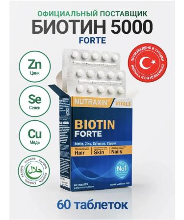 NUTRAXIN BIOTIN FORTE T rkiye