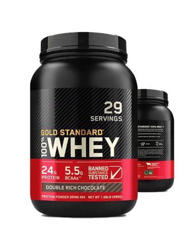 Protein serum Gold Standard Whey Milk chocolate - Buy Online on GoSupps.com