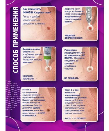 GLS Wellness Center 1+1 Innoskin Clareol Gel-Exfoliant from papillomas and warts - Buy Online on GoSupps.com