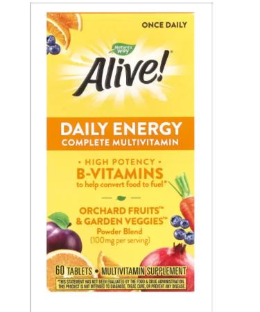 Nature's Way Alive! Complex of multivitamins 60 tablets