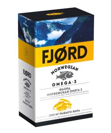 Fjord Norwegian omega-3 60 caps