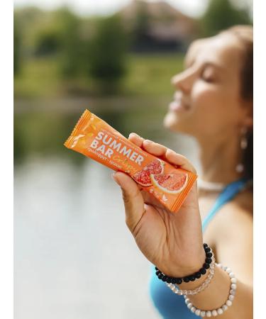 Summer Bar Fruit-naughty barbar without sugar with grapefruit 24pcs - Buy Online on GoSupps.com