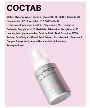 VT Cosmetics Retinol collagen bubble bubble serum with retinol - Buy Online on GoSupps.com
