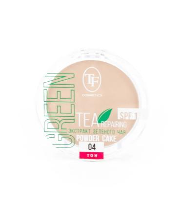TF Cosmetics Green Tea Repairing Powder Cake Face with Extract