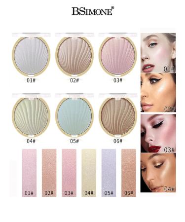 BSIMONE Highlighter for the face and body in powder form #04 - Buy Online on GoSupps.com