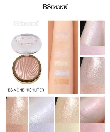 BSIMONE Highlighter for the face and body in powder form #04 - Buy Online on GoSupps.com