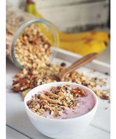 Sugar-Free Granola Chocolate and Banana 1 kg - Buy Online on GoSupps.com