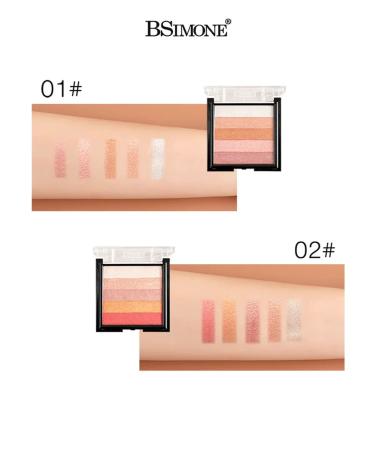 BSIMONE Highlaiter palette for decorative facial makeup #02 - Buy Online on GoSupps.com