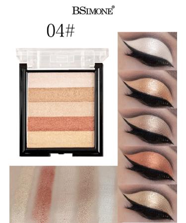 BSIMONE Highlaiter Palette for decorative facial makeup #04