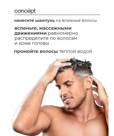 concept Male hair shampoo 1000 ml - Buy Online on GoSupps.com
