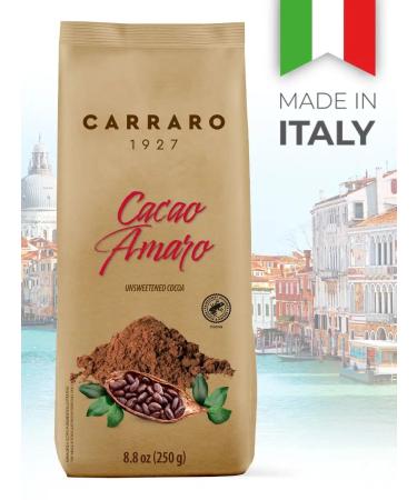 Carraro Soluble cocoa Cacao Amaro 250g - Buy Online on GoSupps.com