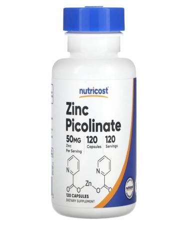 Nutricost Picoline zinc 50 mg 120 capsules