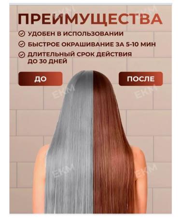 Dexe Shampoo hair dye brown - Buy Online on GoSupps.com