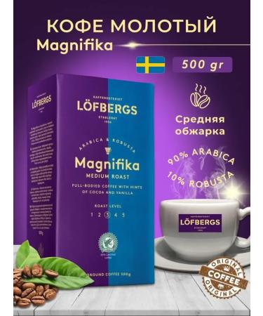 CoffegrounX Ground Coffee Magnifika 500g