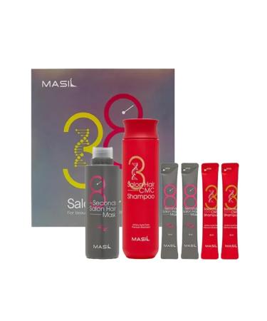 MASIL Set for hair care 300 ml 200 ml 8 ml x 4 - Buy Online on GoSupps.com