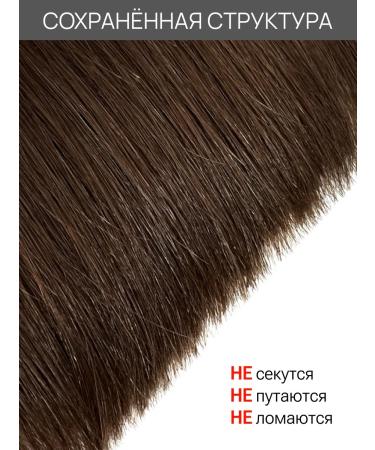 HAIR COLLECTION Natural hair for extensions on capsules 50cm 50pcs - Buy Online on GoSupps.com
